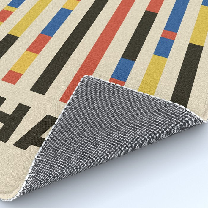 Bauhaus Dessau 1931 Modernist Minimal Homage Rug Gallery Image 4