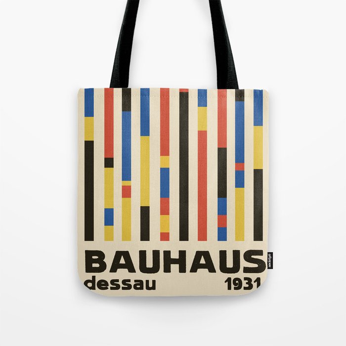 Bauhaus Dessau 1931 Modernist Minimal Homage Tote Bag Gallery Image 1