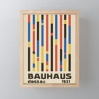 Bauhaus Dessau 1931 Modernist Minimal Homage Mini Art Print Gallery Image 1