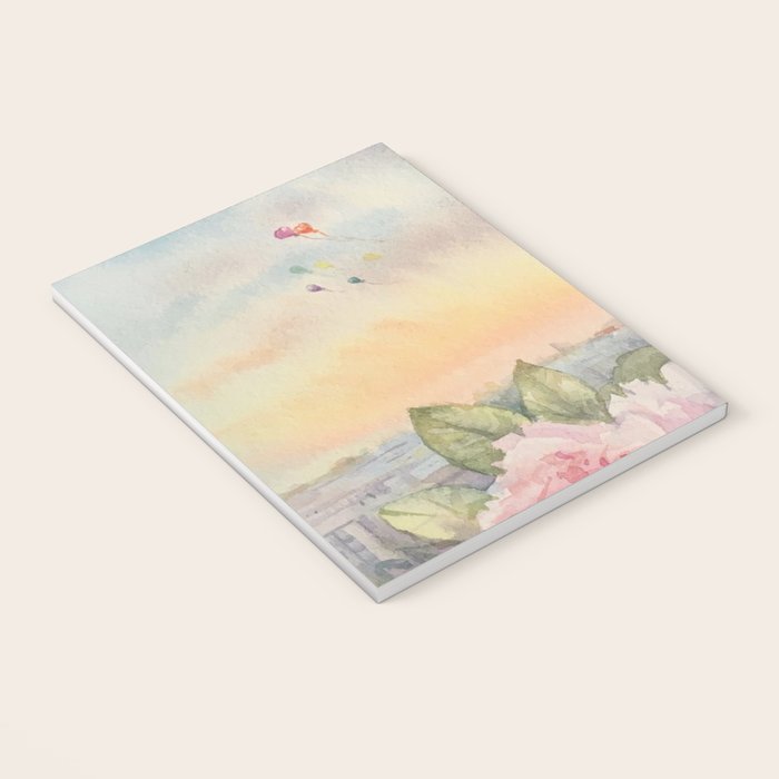 Parisian Peonies at Sunset Notebook Gallery Image 3