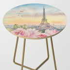 Parisian Peonies at Sunset Side Table Gallery Image 2