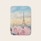Parisian Peonies at Sunset Bath Mat Gallery Image 1