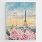 Parisian Peonies at Sunset Jigsaw Puzzle Gallery Image 1