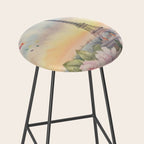 Parisian Peonies at Sunset Stool Gallery Image 2