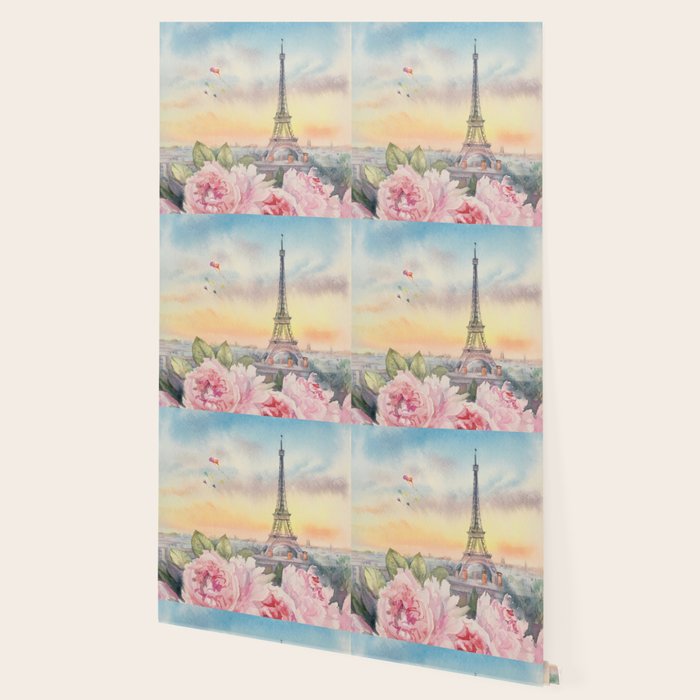 Parisian Peonies at Sunset Wallpaper Gallery Image 2