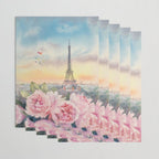 Parisian Peonies at Sunset Wrapping Paper Gallery Image 3
