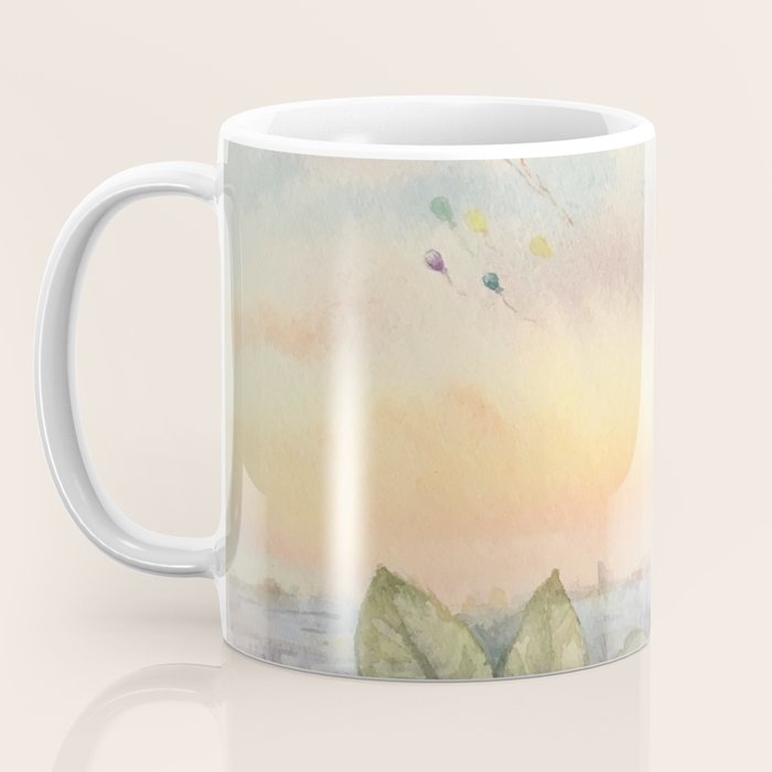 Parisian Peonies at Sunset Coffee Mug Gallery Image 3