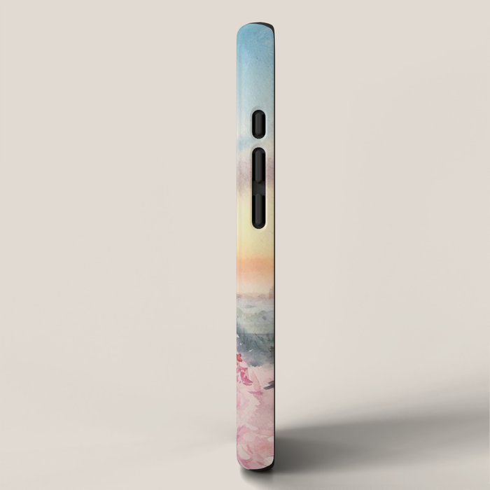 Parisian Peonies at Sunset iPhone Case Gallery Image 2