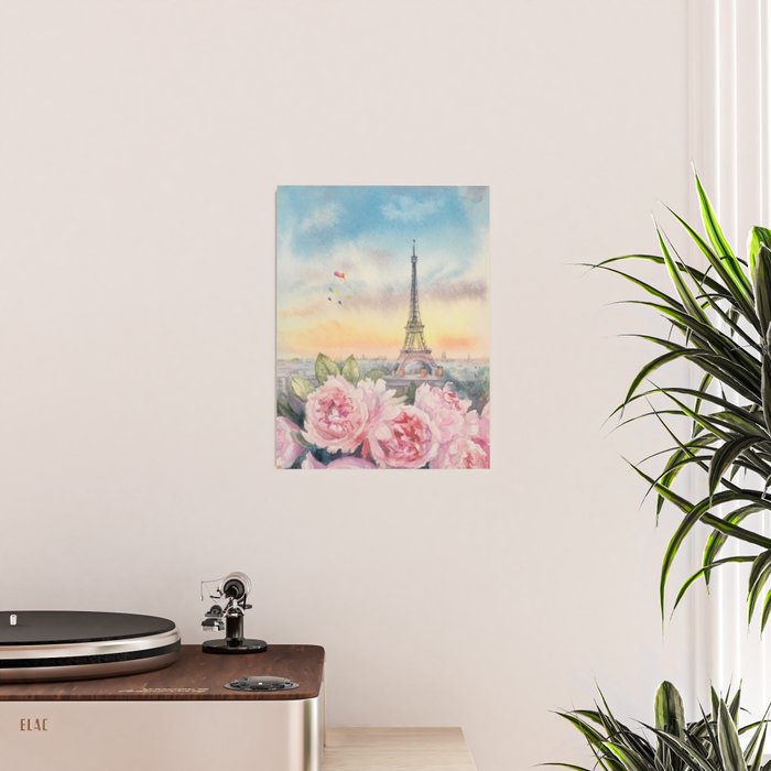 Parisian Peonies at Sunset Poster Gallery Image 2