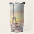 Parisian Peonies at Sunset Travel Mug Gallery Image 2