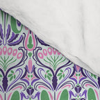 Art Nouveau Pattern 1 - Purple, Pink, Green Comforter Gallery Image 4