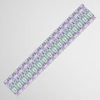 Art Nouveau Pattern 1 - Purple, Pink, Green Table Runner Gallery Image 3