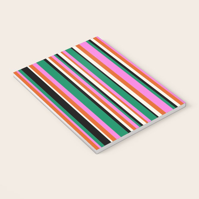 Classic Stripes XIV - Bold Retro Notebook Gallery Image 3