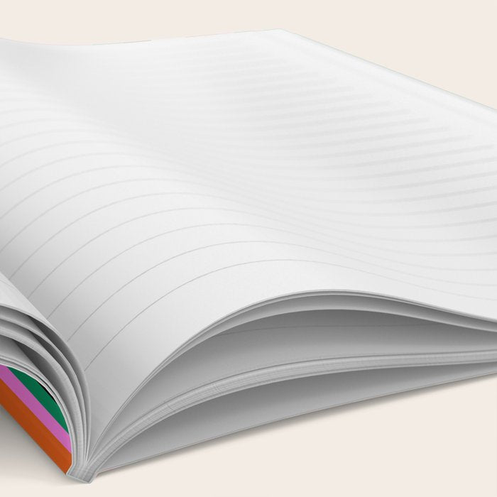 Classic Stripes XIV - Bold Retro Notebook Gallery Image 2