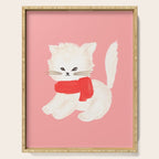 Fluffy Kitten - Pink Serving Tray Gallery Image 1