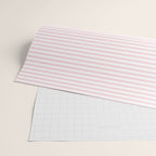 Baby Pink Stripe Wrapping Paper Gallery Image 2