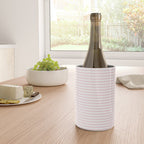 Baby Pink Stripe Wine Chiller Gallery Image 4