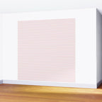 Baby Pink Stripe Wall Mural Gallery Image 2