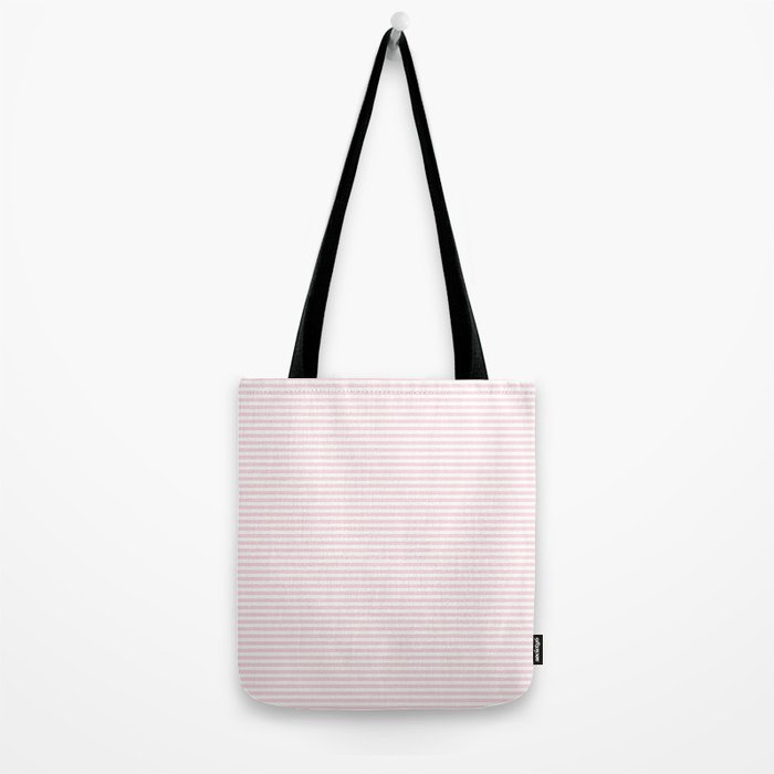 Baby Pink Stripe Tote Bag Gallery Image 2