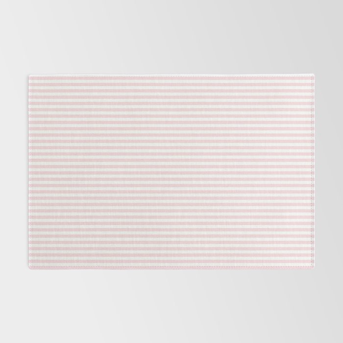 Baby Pink Stripe Rug Gallery Image 2