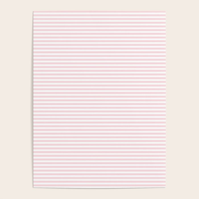 Baby Pink Stripe Poster Gallery Image 4