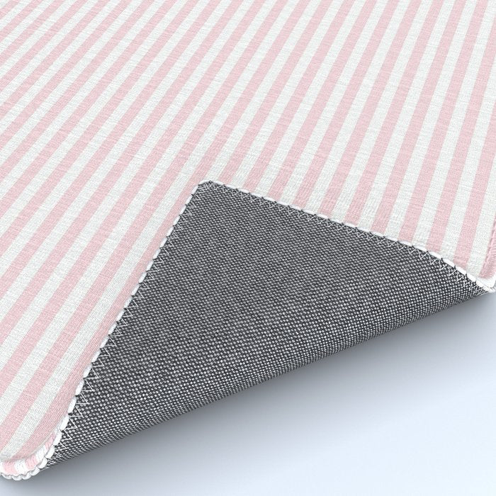Baby Pink Stripe Rug Gallery Image 4