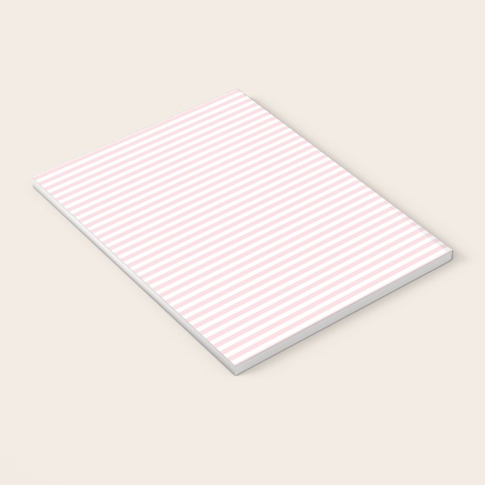 Baby Pink Stripe Notebook Gallery Image 3