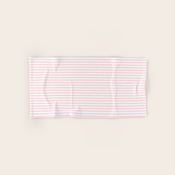 Baby Pink Stripe Bath Towel Gallery Image 1