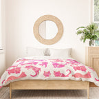 Cat Positions - Pink OmbrÃ© Palette Duvet Cover Gallery Image 3