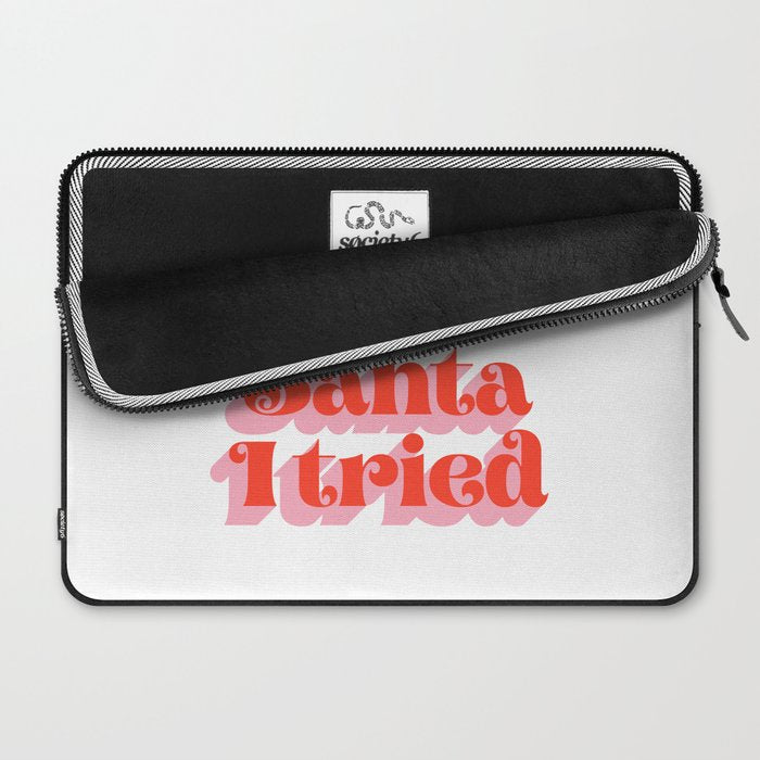 Dear Santa I tried Laptop Sleeve Gallery Image 2