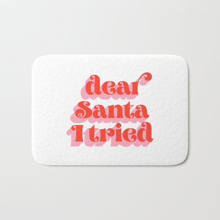 Dear Santa I tried Bath Mat Gallery Image 1