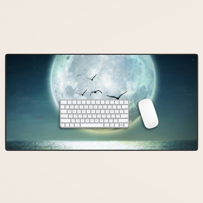 Full Moon Desk Mat Gallery Image 1