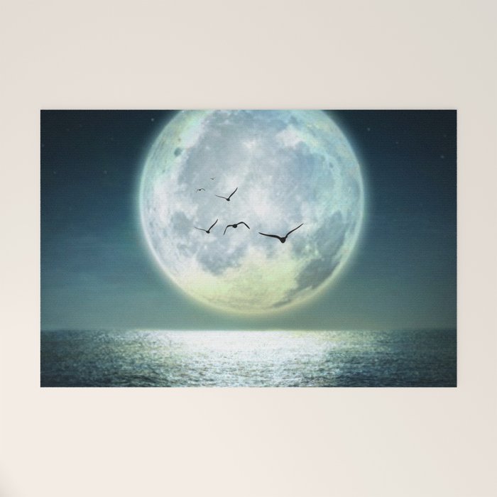 Full Moon Welcome Mat Gallery Image 1