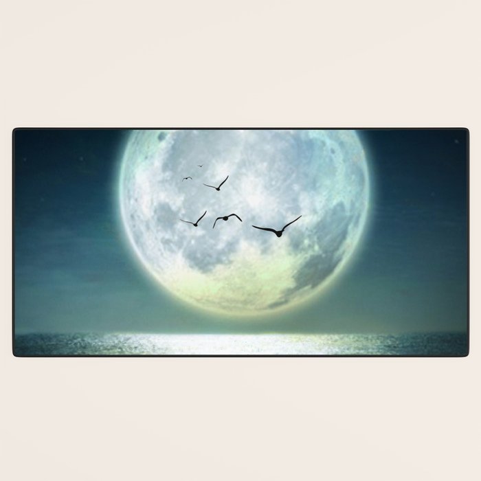 Full Moon Desk Mat Gallery Image 3
