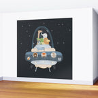 lets all go to space Wall Mural Gallery Image 2