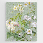 Purest Bloom Botanical Collage Jigsaw Puzzle Gallery Image 1