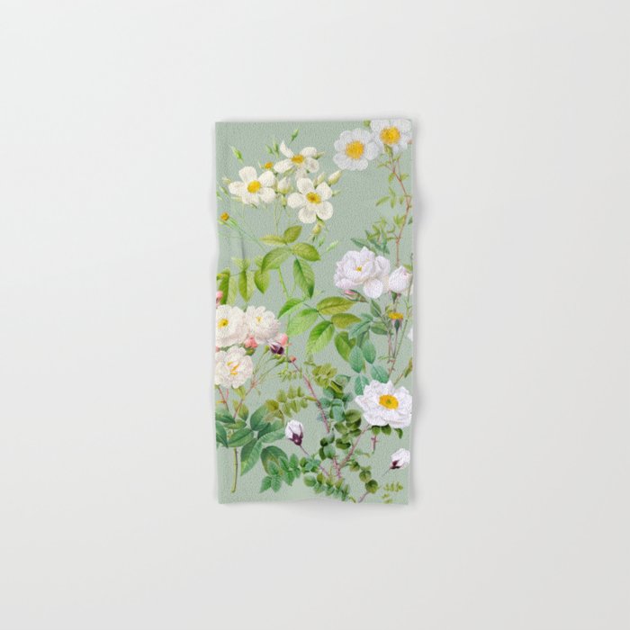 Purest Bloom Botanical Collage Bath Towel Gallery Image 1