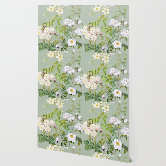Purest Bloom Botanical Collage Wallpaper Gallery Image 2