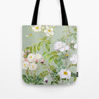 Purest Bloom Botanical Collage Tote Bag Gallery Image 1