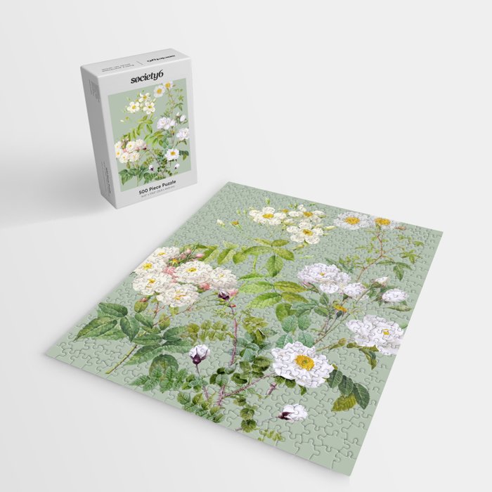 Purest Bloom Botanical Collage Jigsaw Puzzle Gallery Image 2