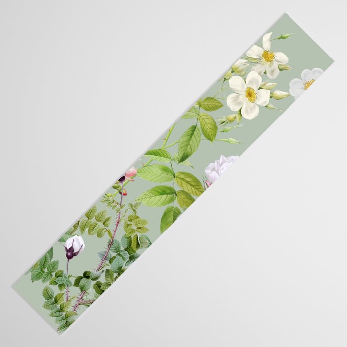 Purest Bloom Botanical Collage Table Runner Gallery Image 3