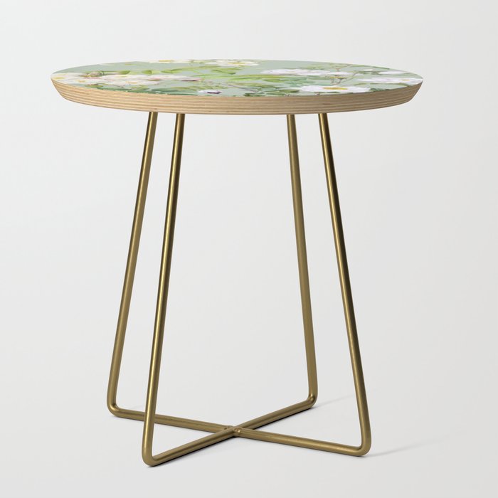 Purest Bloom Botanical Collage Side Table Gallery Image 1
