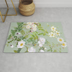 Purest Bloom Botanical Collage Rug Gallery Image 1