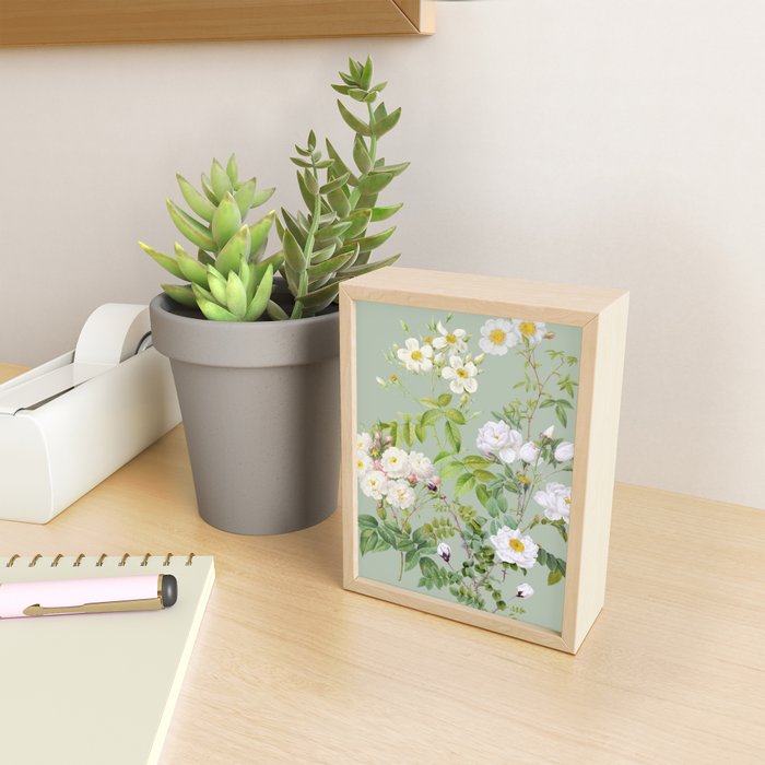 Purest Bloom Botanical Collage Mini Art Print Gallery Image 2