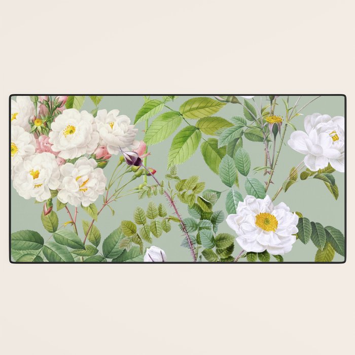 Purest Bloom Botanical Collage Desk Mat Gallery Image 3