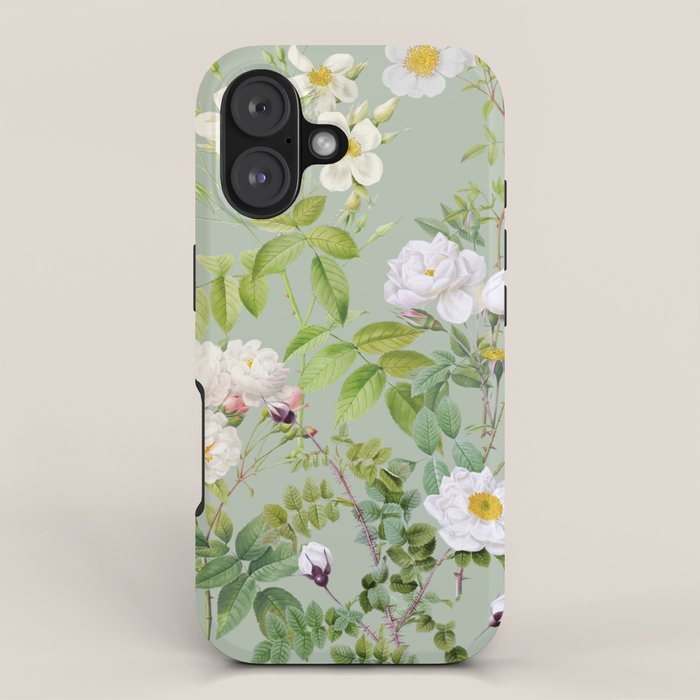 Purest Bloom Botanical Collage iPhone Case Gallery Image 1