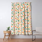 Retro christmas star shape art pattern Window Curtain Gallery Image 5