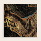 Golden Canyons Wood Wall Art Gallery Image 1