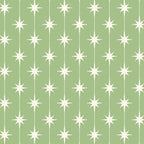 Midcentury Stars and Dots Light Sage Green and Cream Pattern Coffee Mug Gallery Image 2