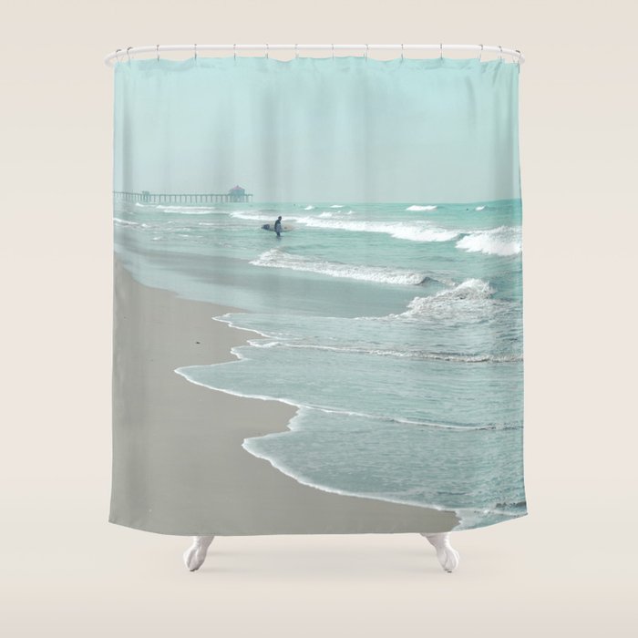 Surf City Shower Curtain Gallery Image 1